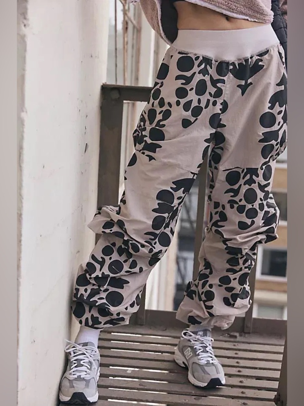 Free People Parade Printed Pants NWOT